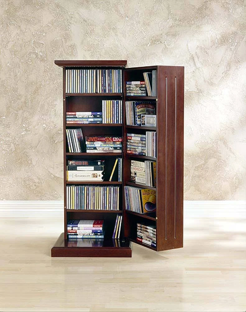 Media Storage Pedestal - Cherry