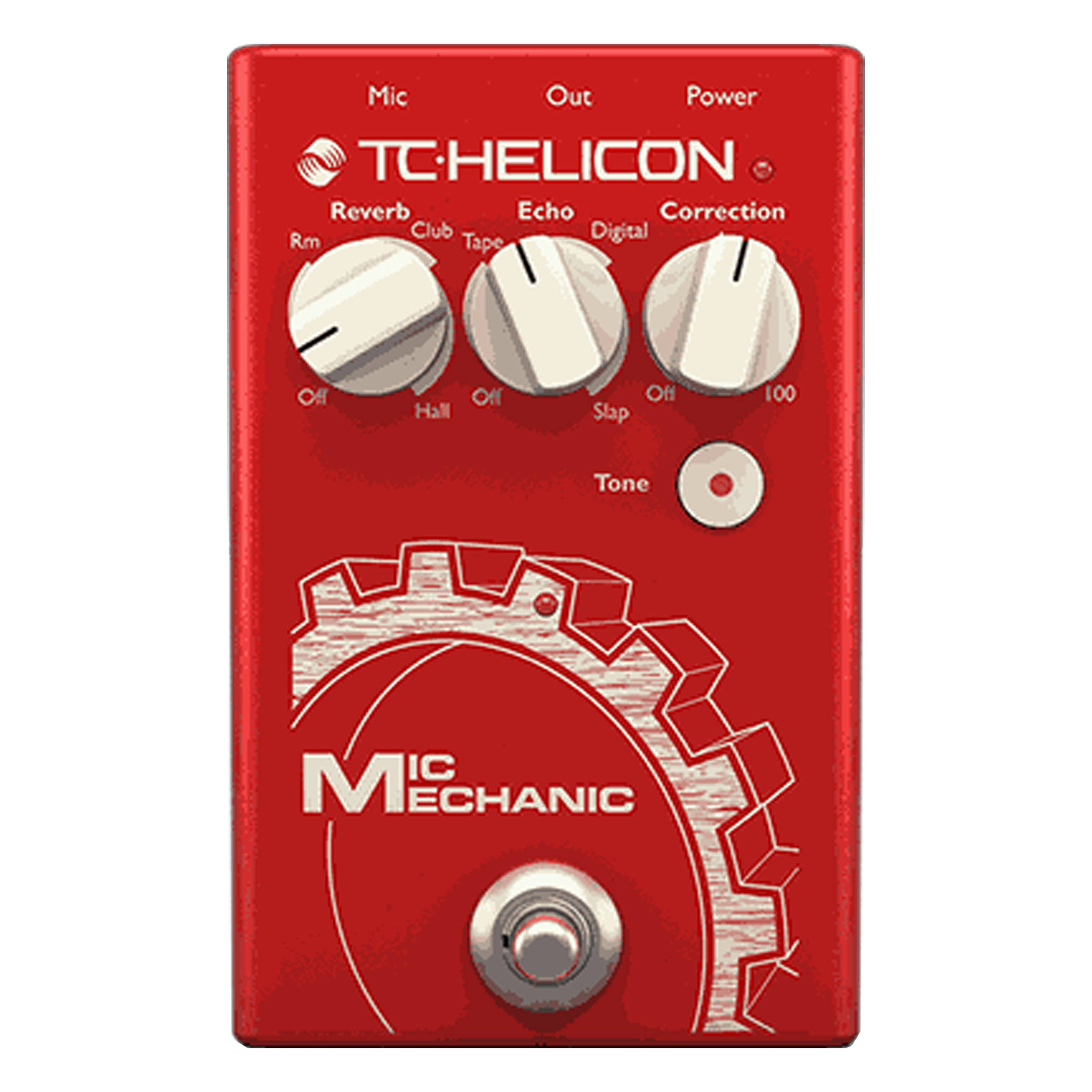 TC Helicon Mic Mechanic 2 Vocal Effects Pedal w/ Reverb, Echo & Pitch Correction