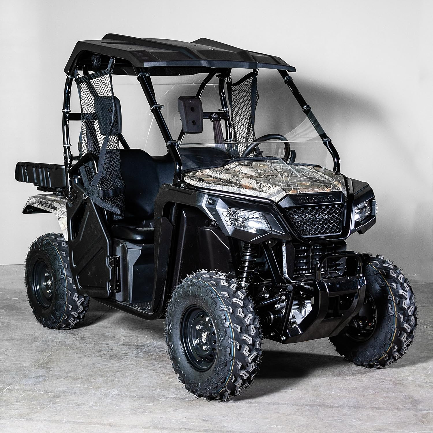 Compatible with Honda Pioneer 500 Full UTV Windshield 3/16" - Models 2016 & older - Made in the USA!.