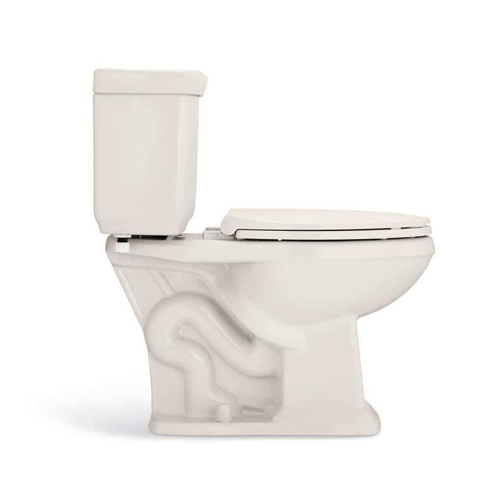 Glacier Bay 2-piece 1.0 GPF/1.28 GPF High Efficiency Dual Flush Elongated Toilet