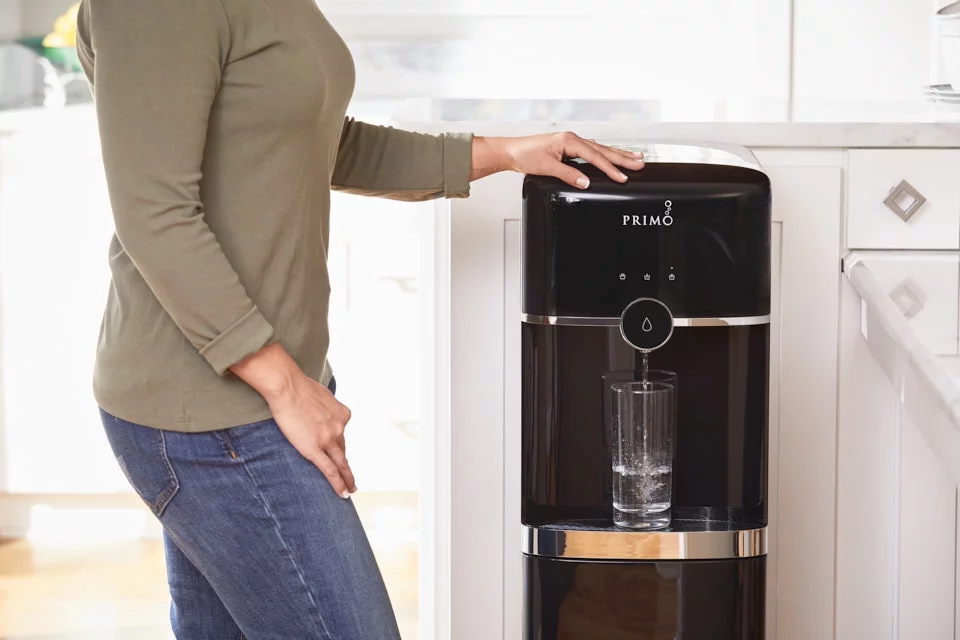 Primo Smart Touch Water Dispenser Bottom Loading, Hot/Cold/Room Temperature, Black