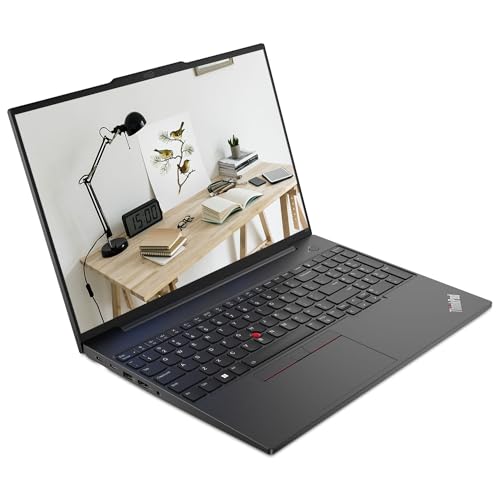 LENOVO ThinkPad E16 Gen 1 Business Laptop, 16" FHD+ Display, AMD Ryzen 7 7730U, 16GB RAM, 512GB SSD, Backlit Keyboard, Fingerprint Reader, HDMI, RJ-45, Wi-Fi 6, Windows 11 Pro, Black
