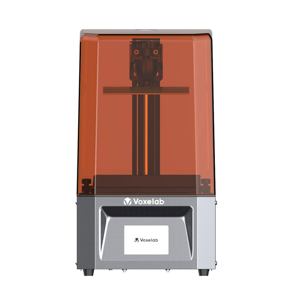 VOXELAB White Proxima 6.08in 2K Monochrome LCD 3D Printer UV Photocuring Resin Printer with Full Grayscale Anti-aliasing & UV LED Light Source & Off-line Print 5.11 x 3.22x 6.10in Print Size