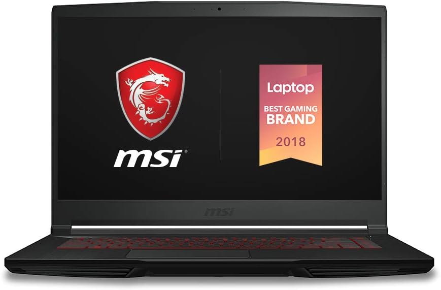 MSI GF63 Thin 9SC-066 15.6" Gaming Laptop, Thin Bezel, Intel Core i7-9750H, NVIDIA GeForce GTX1650, 16GB, 512GB NVMe SSD