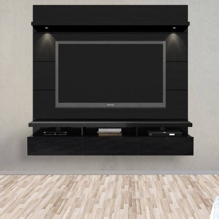 Manhattan Comfort Cabrini Theater Entertainment Center Panel 2.2 - Black