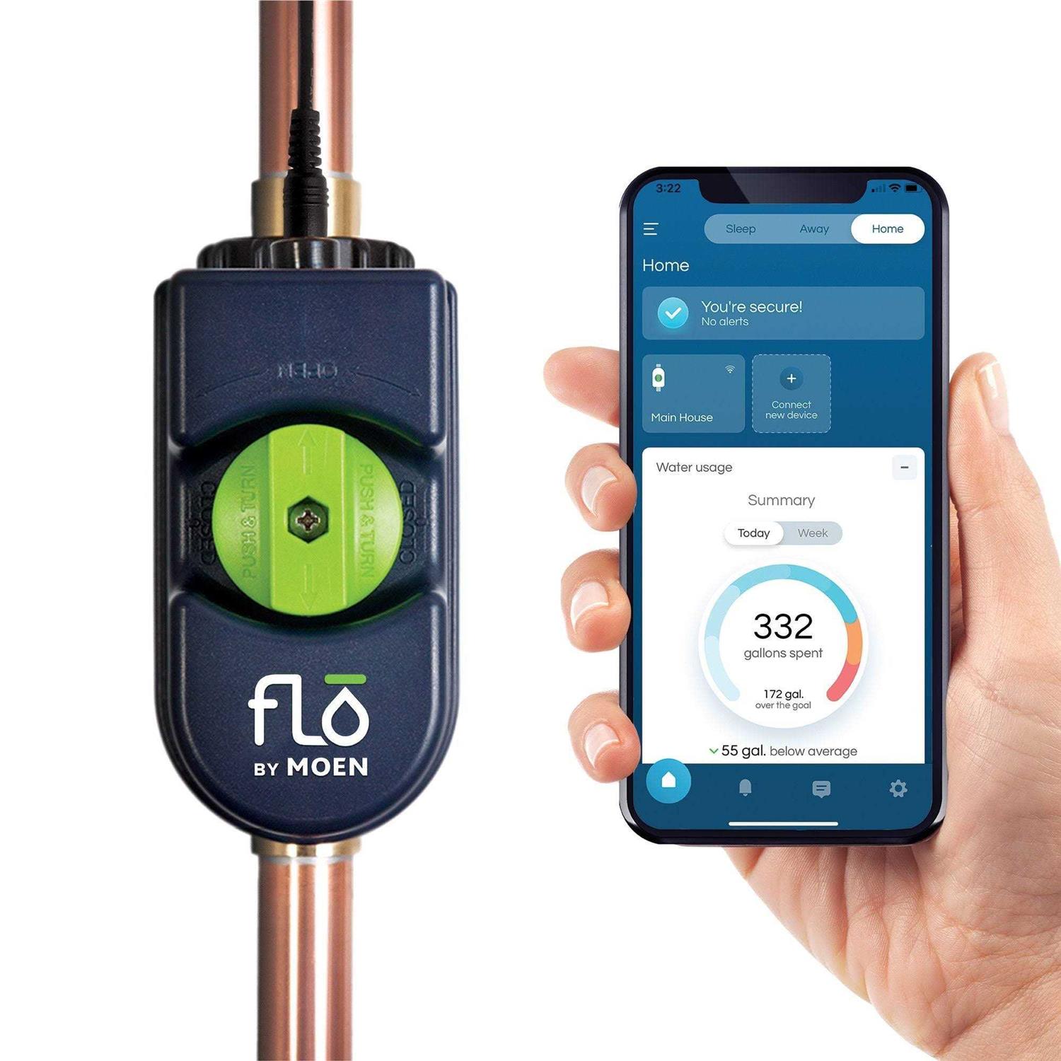 Moen Flo Smart Water Monitor and Shutoff 900-006