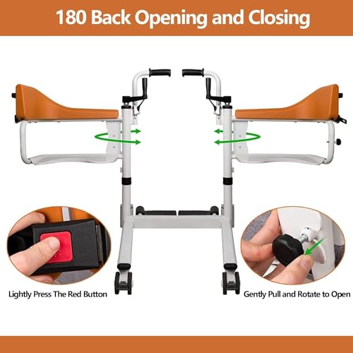Bathroom Wheelchair,Transfer Chair,Toilet Bedside Commode,Transport Chairs For Seniors,Transfer Wheelchair,Transfer Shower Chair,Patient Transfer Chair,Rolling Shower Chairs For Disabled,264lb