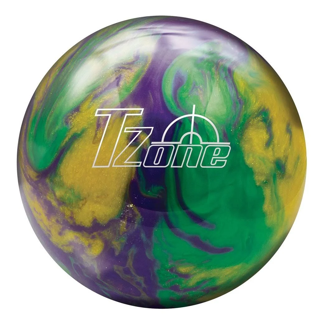 Brunswick T-Zone Glow Bowling Ball- Mardi Gras (14lbs)