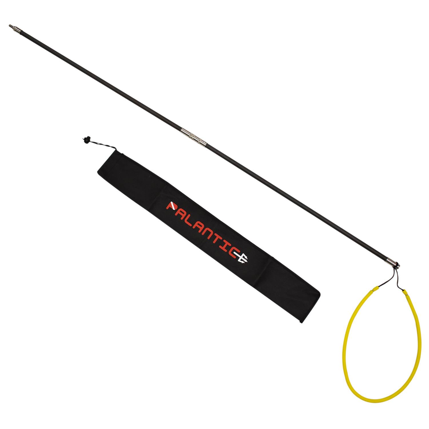 Heavy Duty Carbon Fiber 5& Travel Spearfishing 2-Piece Pole Spear Single BarpTip