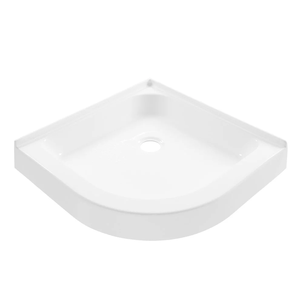 Swiss Madison Voltaire 32 x 32 Acrylic White, Single-Threshold, Center Drain, Neo-angle Shower Base