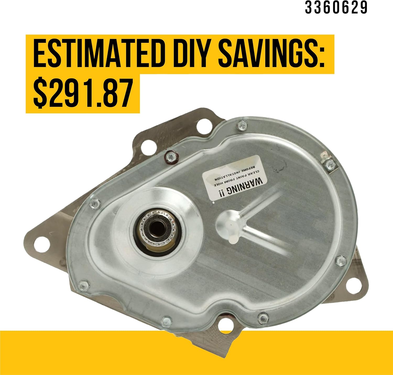3360629 Transmission - Compatible With Whirlpool Kenmore KitchenAid Roper Washer Dryer - Replaces AP3096209 W10140307 285362 62621 8546456 W10172898 WP62621 WP8546456 285194 285291 285312 285392
