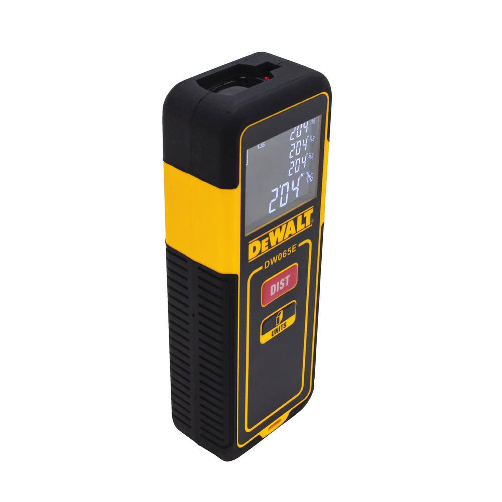 DeWalt Cross Line Laser Level with Bonus 65 ft. Laser Distance Measurer MC0C0A04