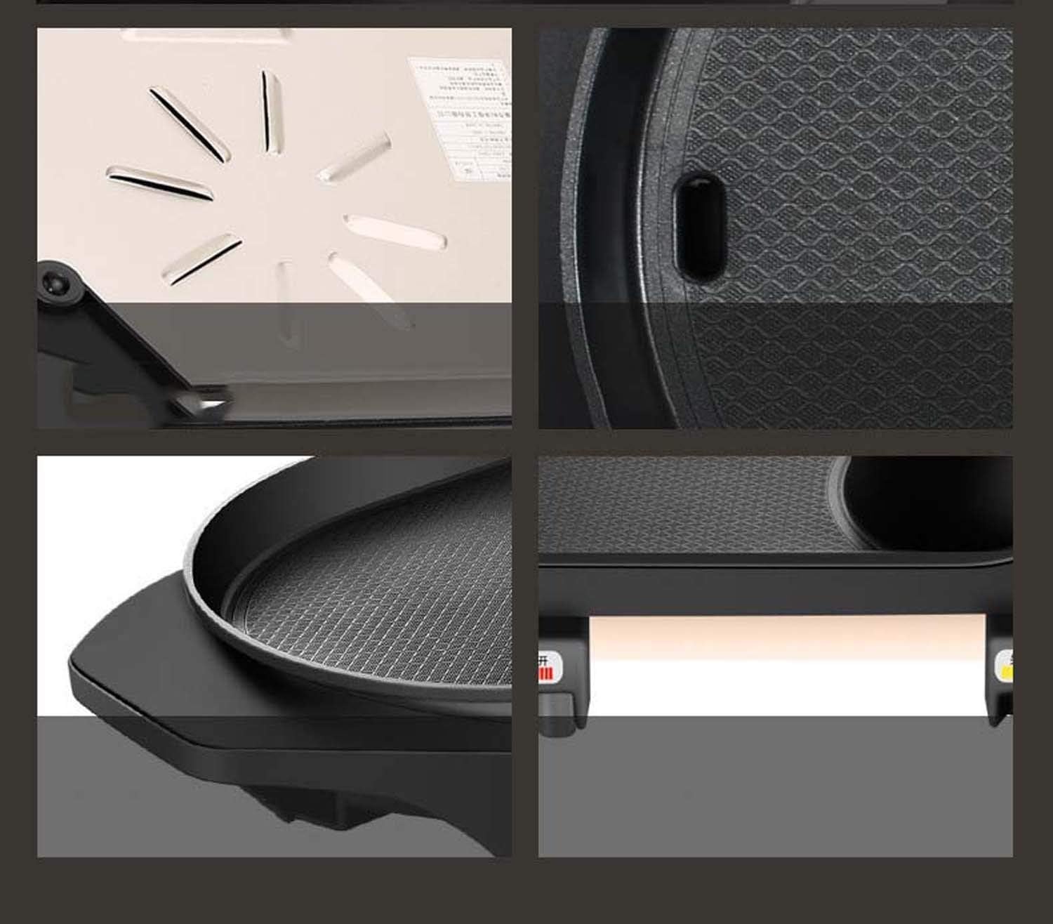 Barbecue Grill Multifunction Electric Grill Electric Grill Korean Style Baking Pan Smokeless Electric Grill Non-Stick Hot Pot Appliances Multi-Function Roast One Pot 110V - 240V