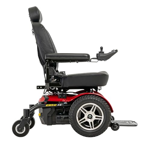 Pride Jazzy Elite 14 Electric Power Wheelchair, with 5-Year Extended Warr (20" x 18" - 20" Seat)