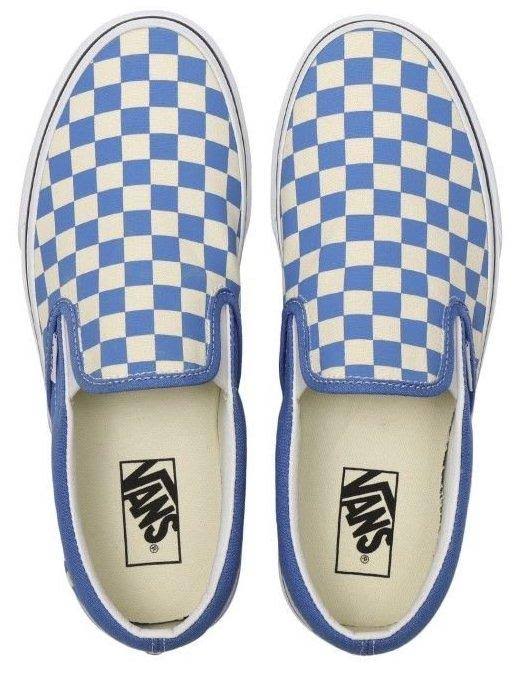 Vans Classic Slip-On Checkerboard &Nebulas Blue& 11