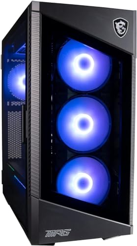 MPG Velox by MSI Gaming Desktop (NVIDIA GeForce RTX 4070 12GB, Intel 24-Core i9-14900KF Processor, 32GB DDR4 RAM, 1TB NVMe SSD + 3TB HDD, Windows 11 Home) Gamer PC Computer