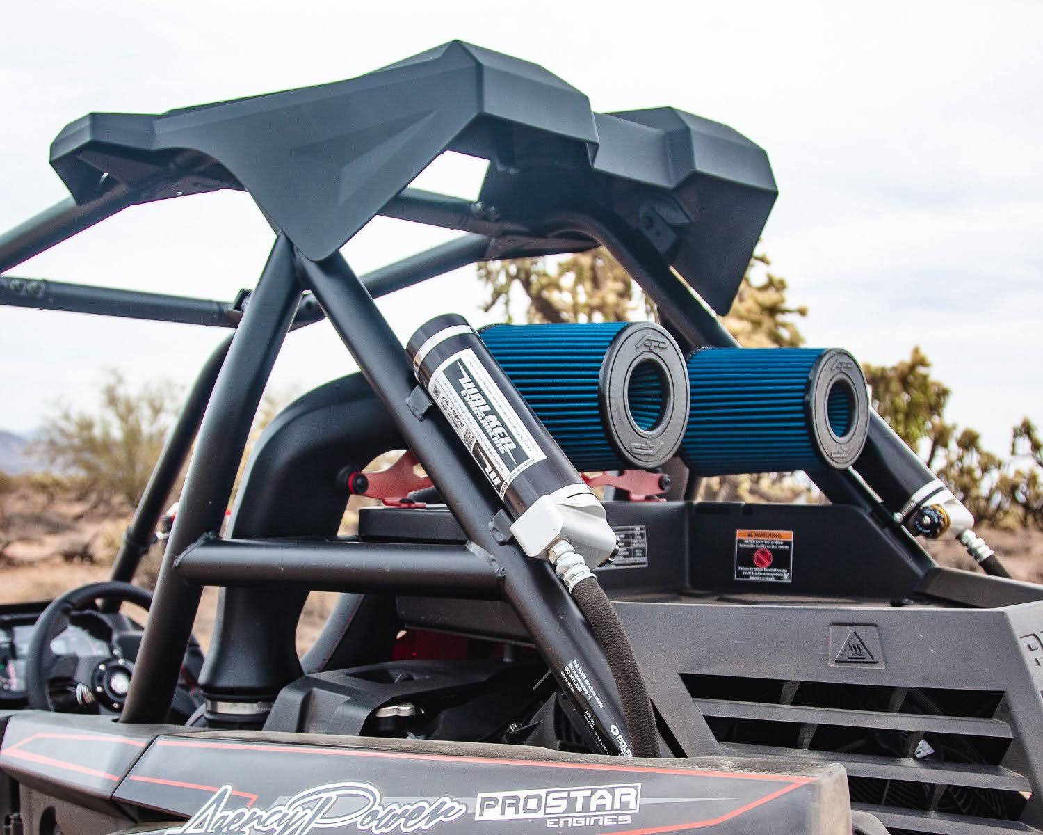 Agency Power AP-RS1-110-RD High Flow Air Intake Kit Polaris RZR RS1 | Red Cross Brace