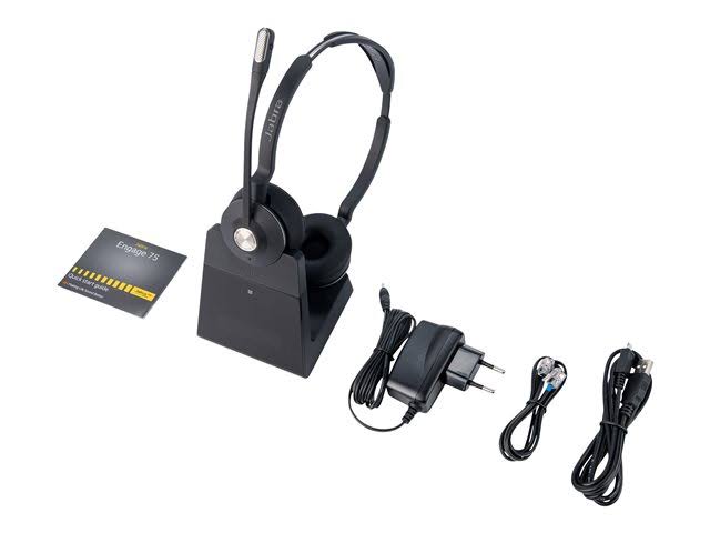 Jabra Engage 75 Stereo Headset Head-band Black