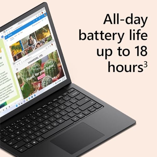 Microsoft Surface Laptop 5, 13.5" Pixelsense Touchsreen, 12th Gen Intel i5, 8GB RAM Memory, 256GB SSD, Windows 11 Pro Black (Renewed)
