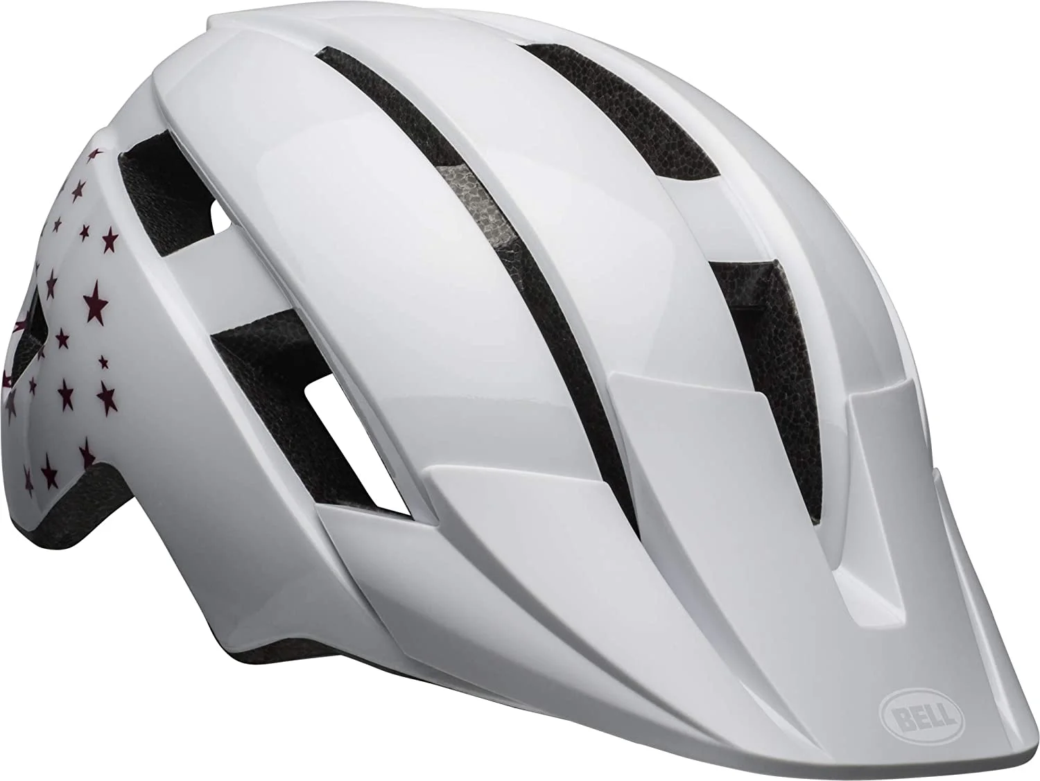 Bell Sidetrack II Youth MIPS Helmet 2021 - Stars Gloss White