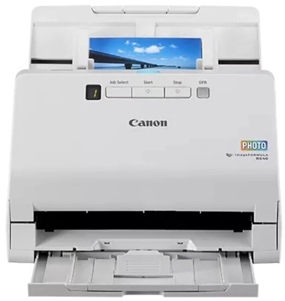 Canon imageFORMULA RS40 Photo and Document Scanner, White