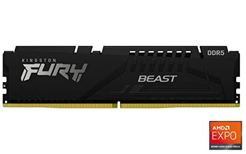 Beast 64GB (2x32GB) 6000MT/s DDR5 CL30 Desktop Memory | AMD Expo | Plug N Play | Kit of 2 | KF560C30BBEK2-64