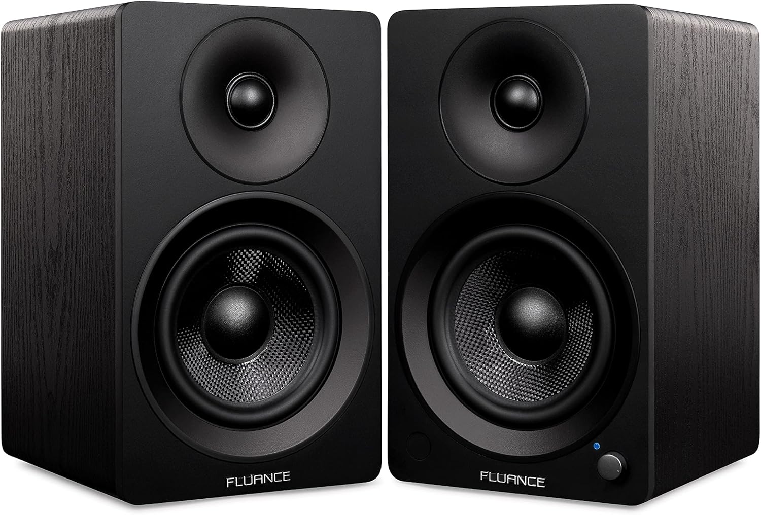 Fluance Ai41 Powered 2-Way 2.0 Stereo Bookshelf Speakers with 5 Drivers, 90W Amplifier for Turntable, TV, PC and Bluetooth 5 Wireless Music Streaming with RCA, Optical & Subwoofer Out (Lucky Bamboo)