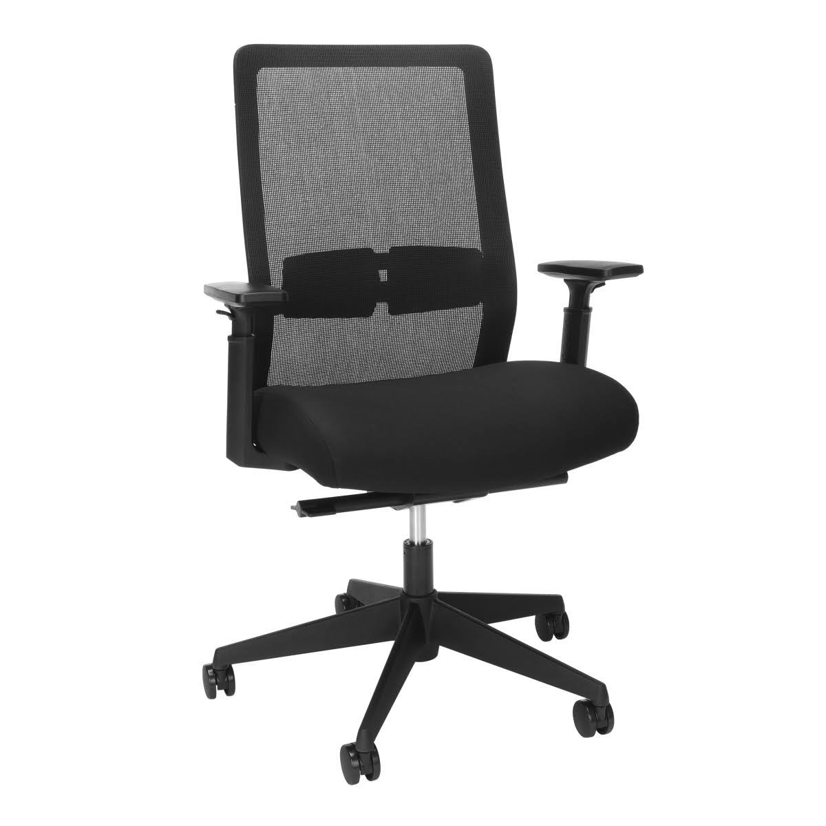 HON BSX155VA10T Basyx Biometryx Commercial-Grade Task Office Chair - Black