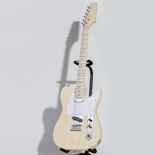 Leo Jaymz DIY Single Cut Electric Guitar Kits with Mahogany Body and Neck - Rosewood Fingerboard and All Components Included (LP Hollow)