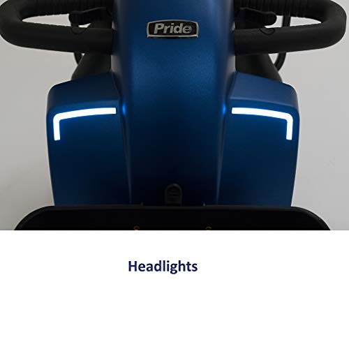 Pride Mobility Victory 10.2 3-Wheel Electric Scooter S6102 Newly Re-Designed Offers a Sleek Design and Innovative Features! (Ocean Blue, 18" x 17" Seat)