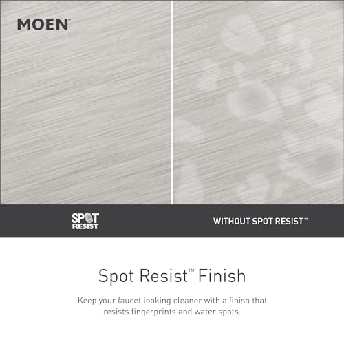 Moen 87801SRS Conneaut One-Handle Pulldown Kitchen Faucet with Reflex and Power Clean, Spot Resist Stainless