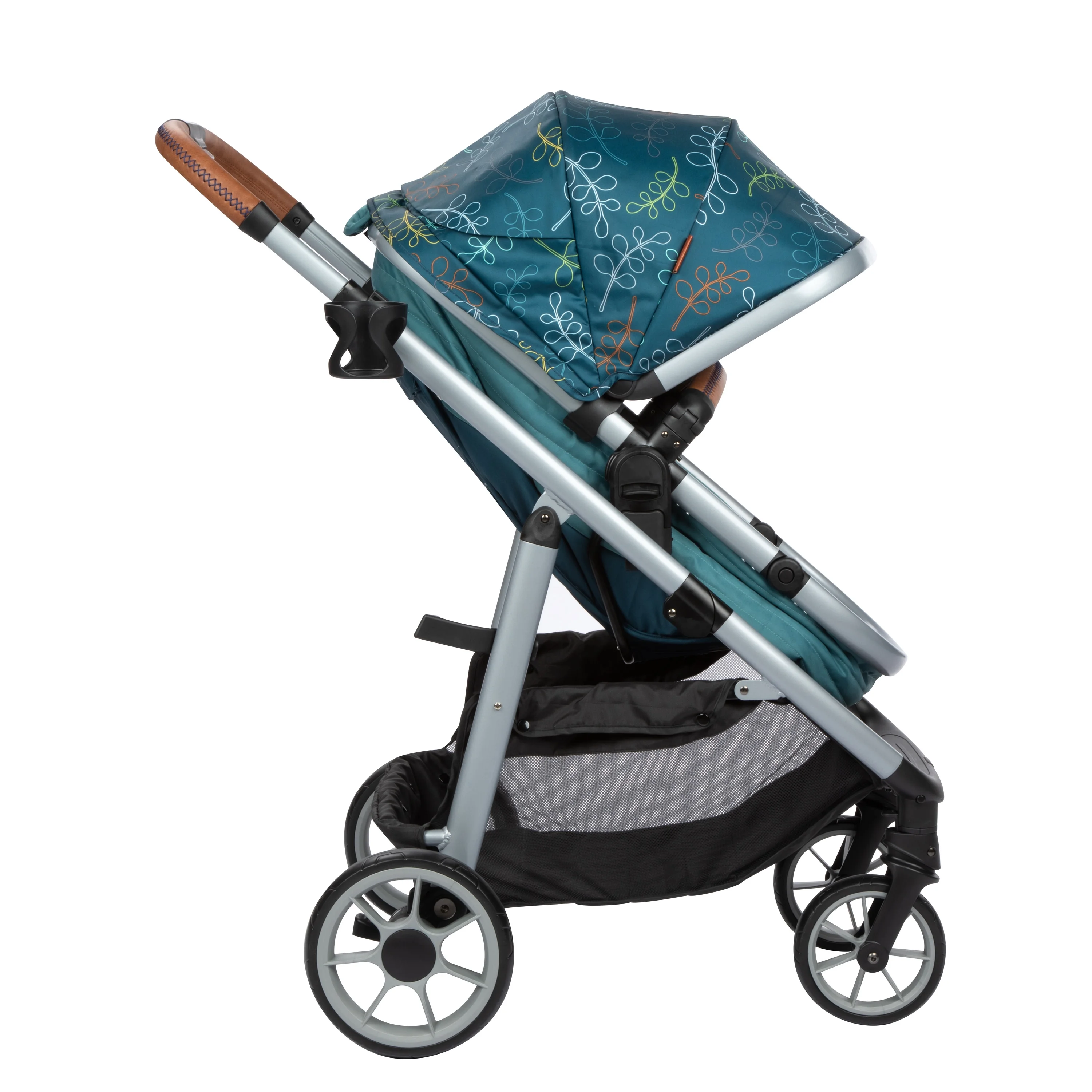 Monbebe Lynx 6 in 1 Modular Travel System Stroller and Infant Car Seat, Leaf