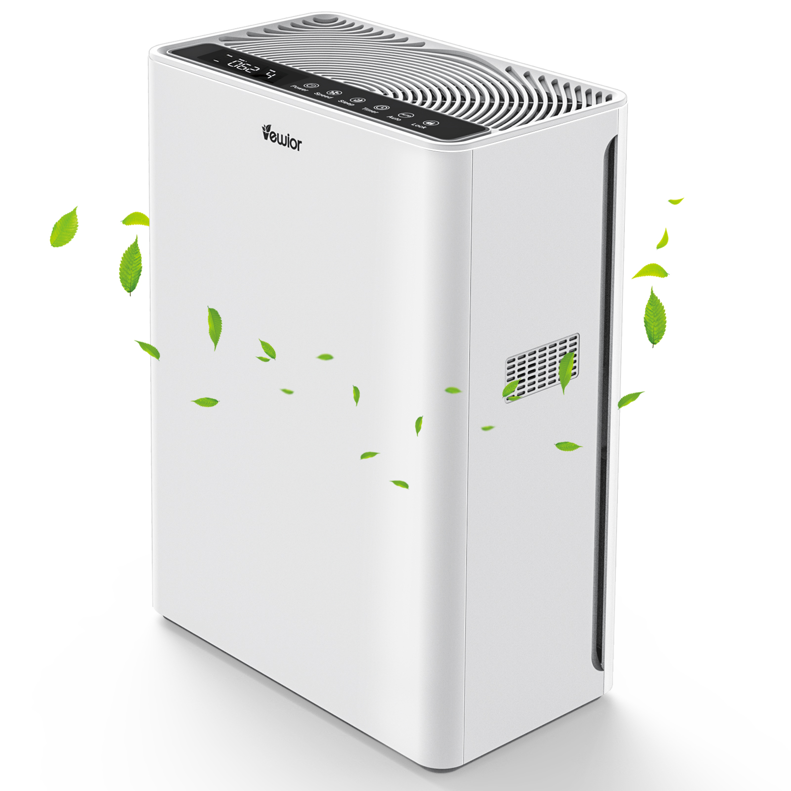 VEWIOR Air Purifiers Large Room up to 1730 Sq.Ft, H13 HEPA Air Cleaner for Pets Dander Smoke Pollen
