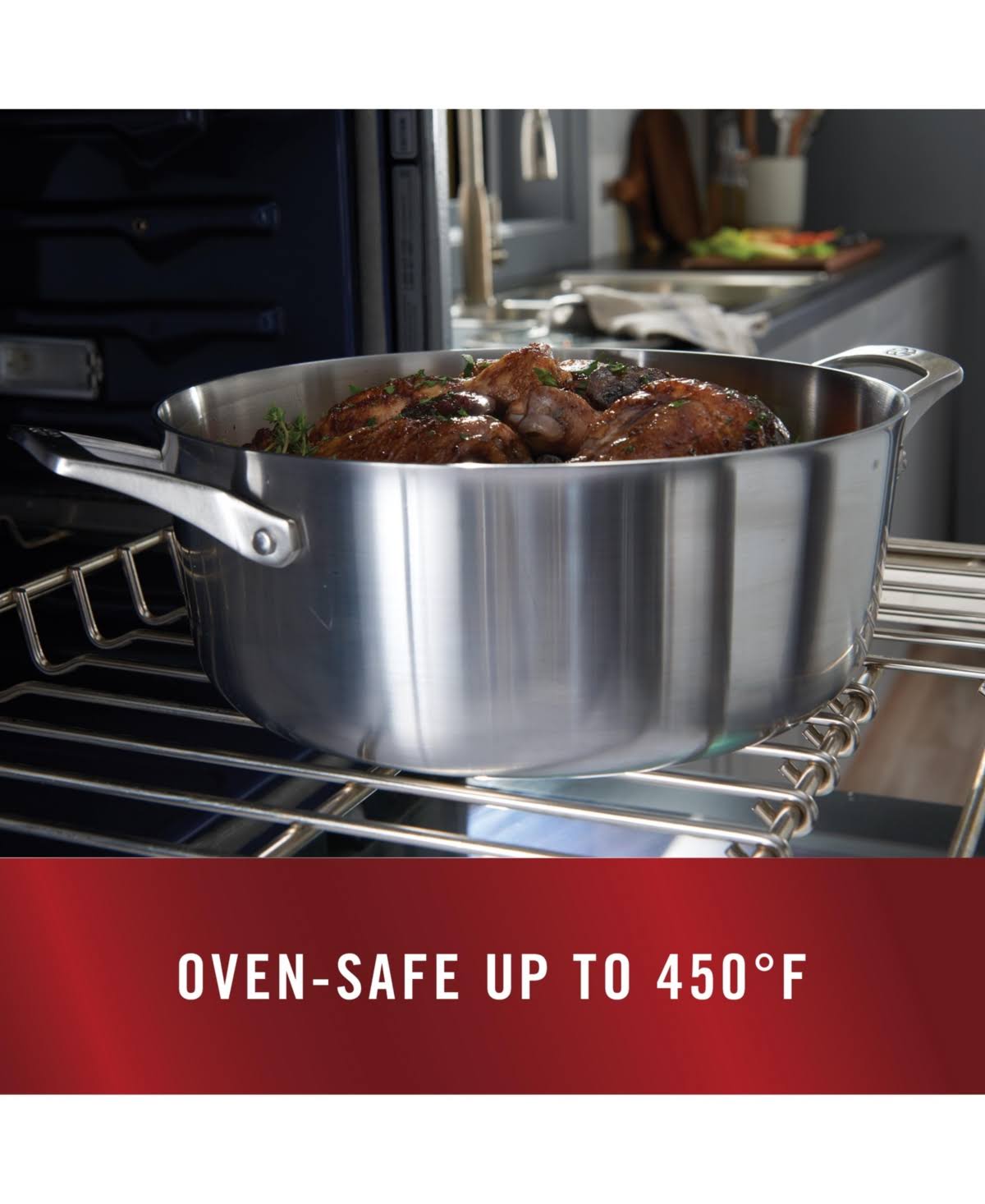 Calphalon Premier Stainless Steel 6 Quart Stock Pot with Cover