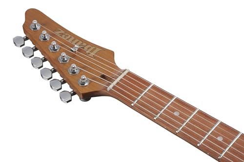 Ibanez AZ22S1F Standard 6-String Right-Handed Electric Guitar with Roasted Maple Neck and Jatoba Fretboard (Transparent Black Sunburst)