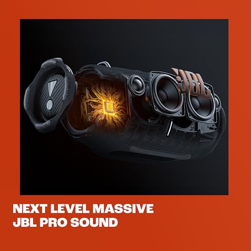 JBL Xtreme 4 - Portable Bluetooth Speaker, Powerful Sound and Deep Bass, IP67 Waterproof, 24 Hours of Playtime, Powerbank, PartyBoost for Multi-speaker Pairing (Blue)