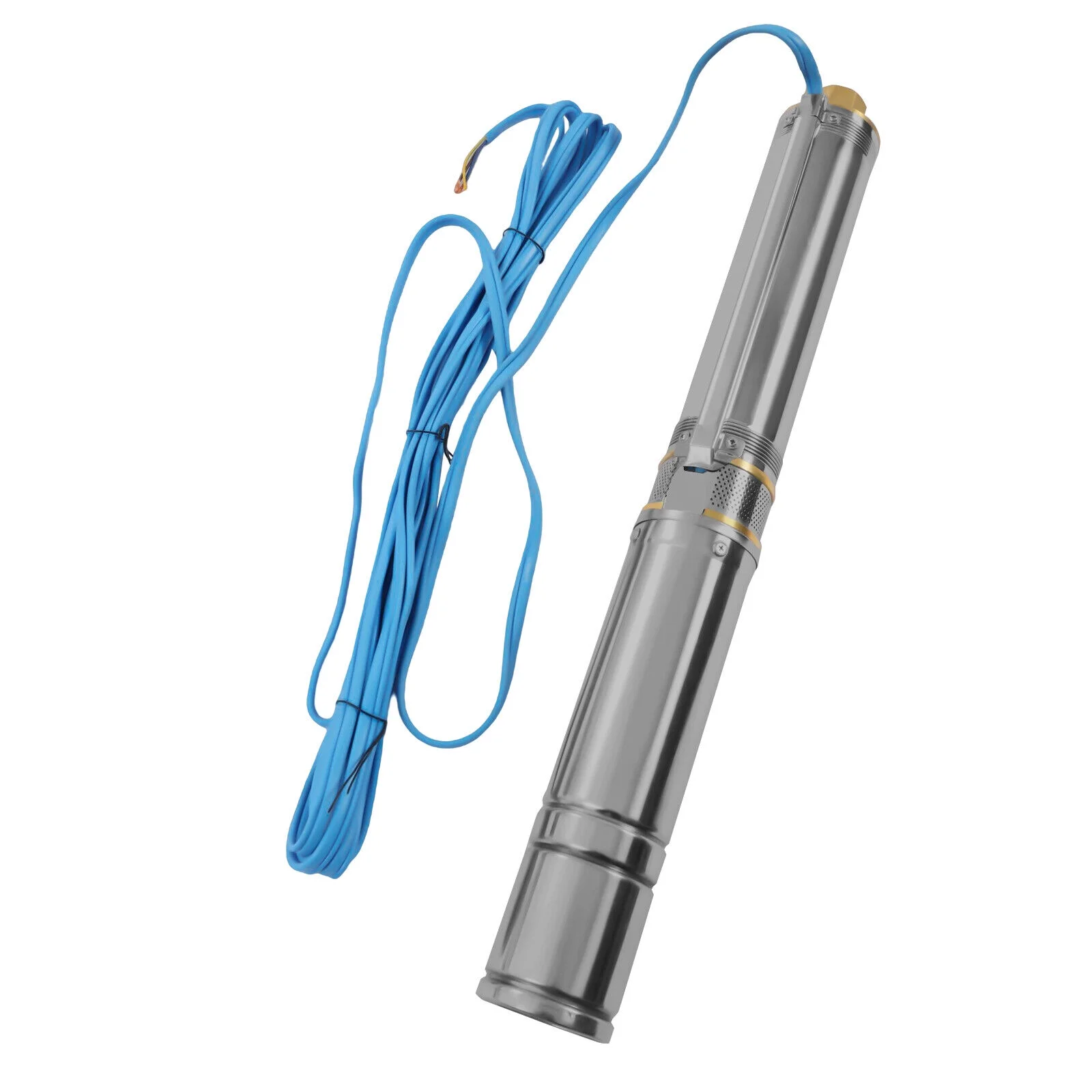 FETCOI 1.5HP Deep Well Pump Submersible Well Pump 24GPM 110V Pump - Stainless Steel