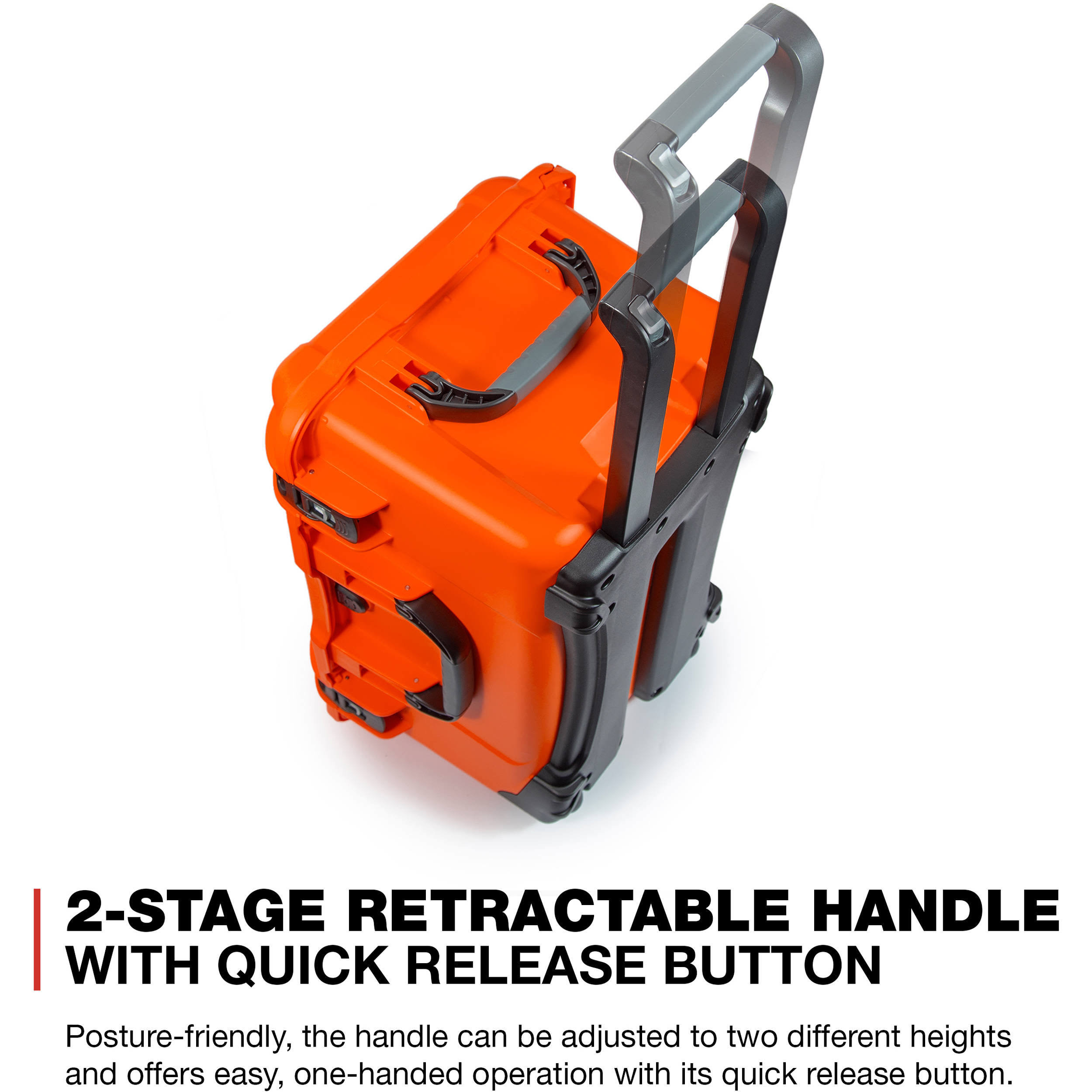 Nanuk 938 Hard Wheeled Case with Divider Set (Orange)