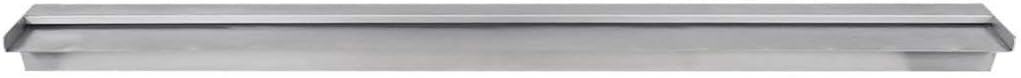Waterfall Pool Fountain Stainless Steel Rectangular Descent Water Feature Garden Outdoor Pool Spa Fountain 59 x 4.5 x 3.1 Inches