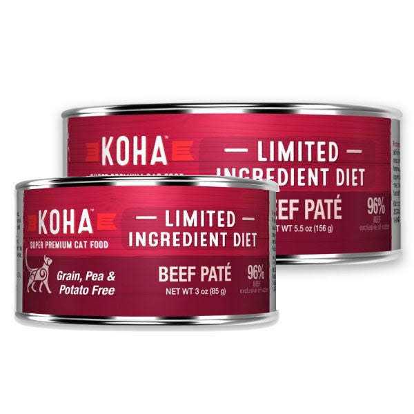Koha Limited Ingredient Diet Rabbit Pate for Cats Single Meat Wet Cat Food for Sensitive Stomachs - Pet Supplies online store