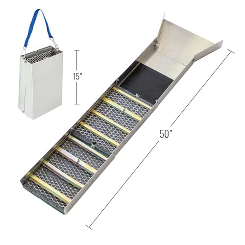 ASR Outdoor Complete 21pc Gold Prospecting Equipment Mining Kit with 1/2 and 1/8 Classifier Screens