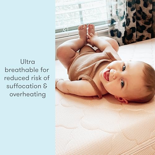 Newton Baby Crib Mattress and Toddler Bed - 100% Breathable Proven to Reduce Suffocation Risk, 100% Washable, 2-Stage, Non-Toxic Better Than Organic, Removable Cover - Deluxe 5.5" Thick- White