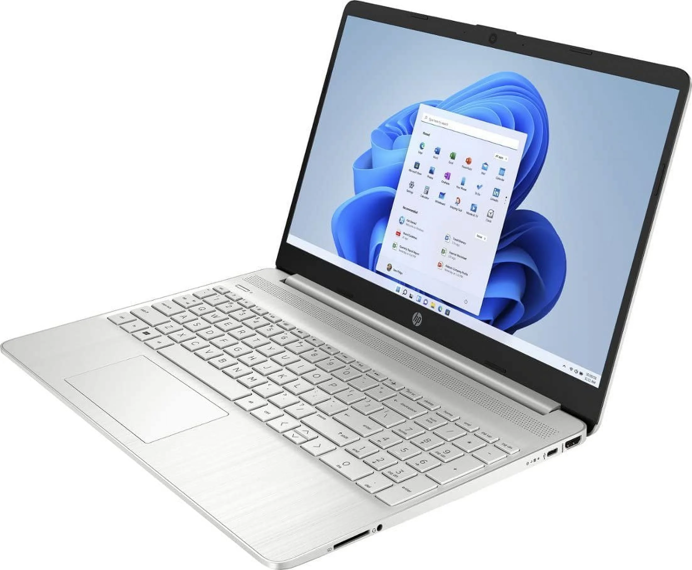 HP 2023 Newest Laptop, for Business and Students, 15.6" Touchscreen Display, Intel Core i3-1115G4 Processor, 16GB RAM, 512GB SSD, Wi-Fi, Bluetooth, Webcam, Windows 11 Home in S Mode, Natural Silver