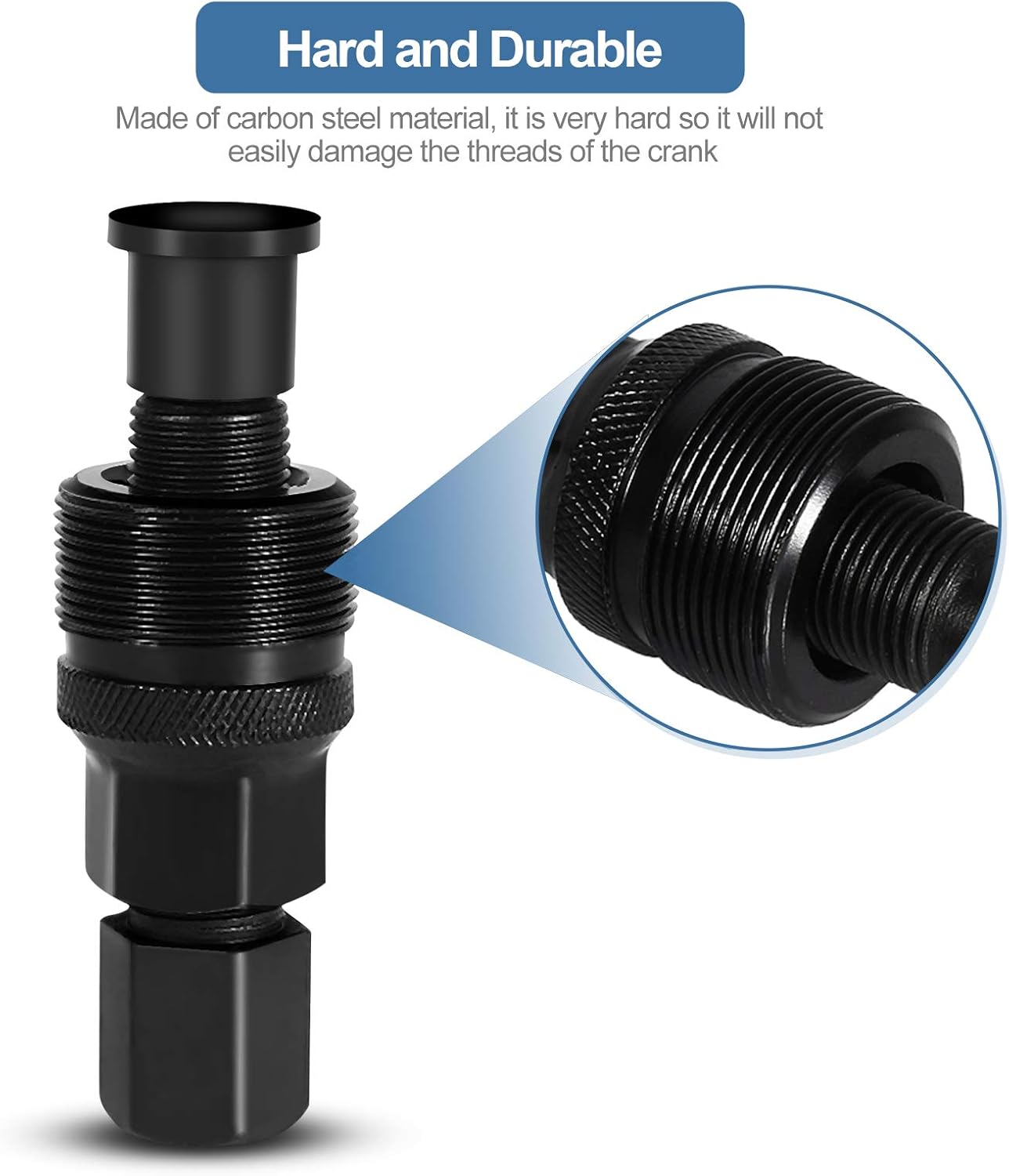 Yosoo Health Gear Bicycle Crank Puller, Bike Crank Removing Tool, Bicycle Crank Arm Puller Remover Crank Extractor Bottom Bracket Remover Tool Set for Mountain Bike Repair Pack of 2
