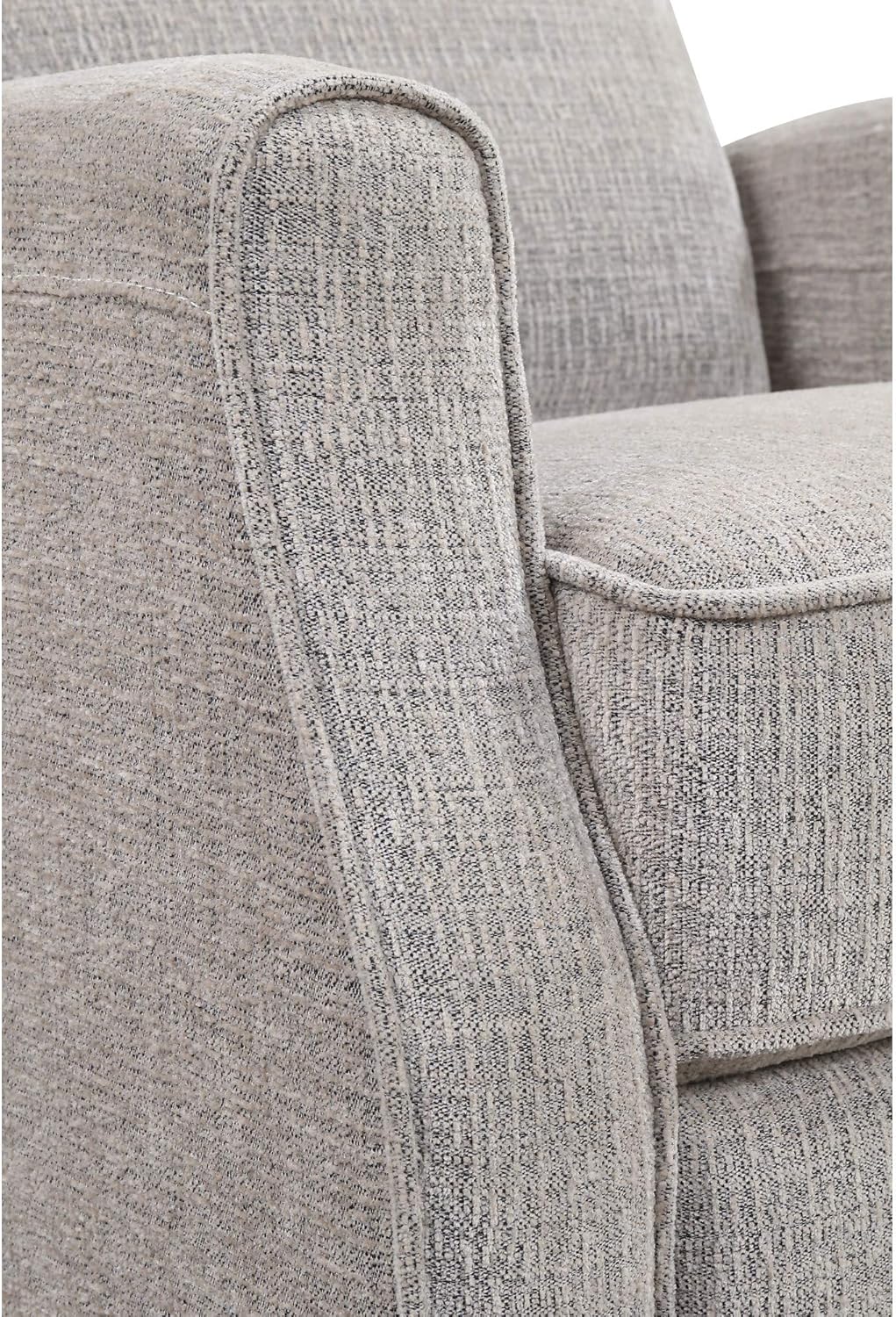 Wallace & Bay Reeves Swivel Recliner Glider, Gray