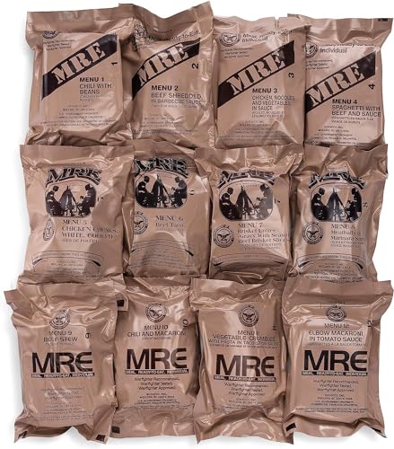 2026 Inspection Dated MRE Case – Authentic Military MRE Random Case "A or B" Military issued meals