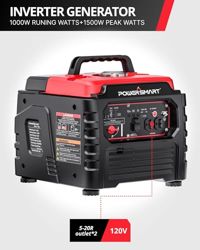 PowerSmart 2350-Watt Portable Inverter Generator, Parallel Capability, CARB Compliant, Outdoor Generator for Camping, Home Use