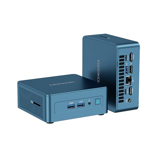GEEKOM Mini PC Mini IT13, 13th Gen Intel i9-13900H NUC13 Mini Computers(14 Cores,20 Threads) 32GB DDR4/2TB PCIe Gen 4 SSD Windows 11 Pro Support Wi-Fi 6E/Bluetooth 5.2/USB 4.0/2.5G LAN/8K