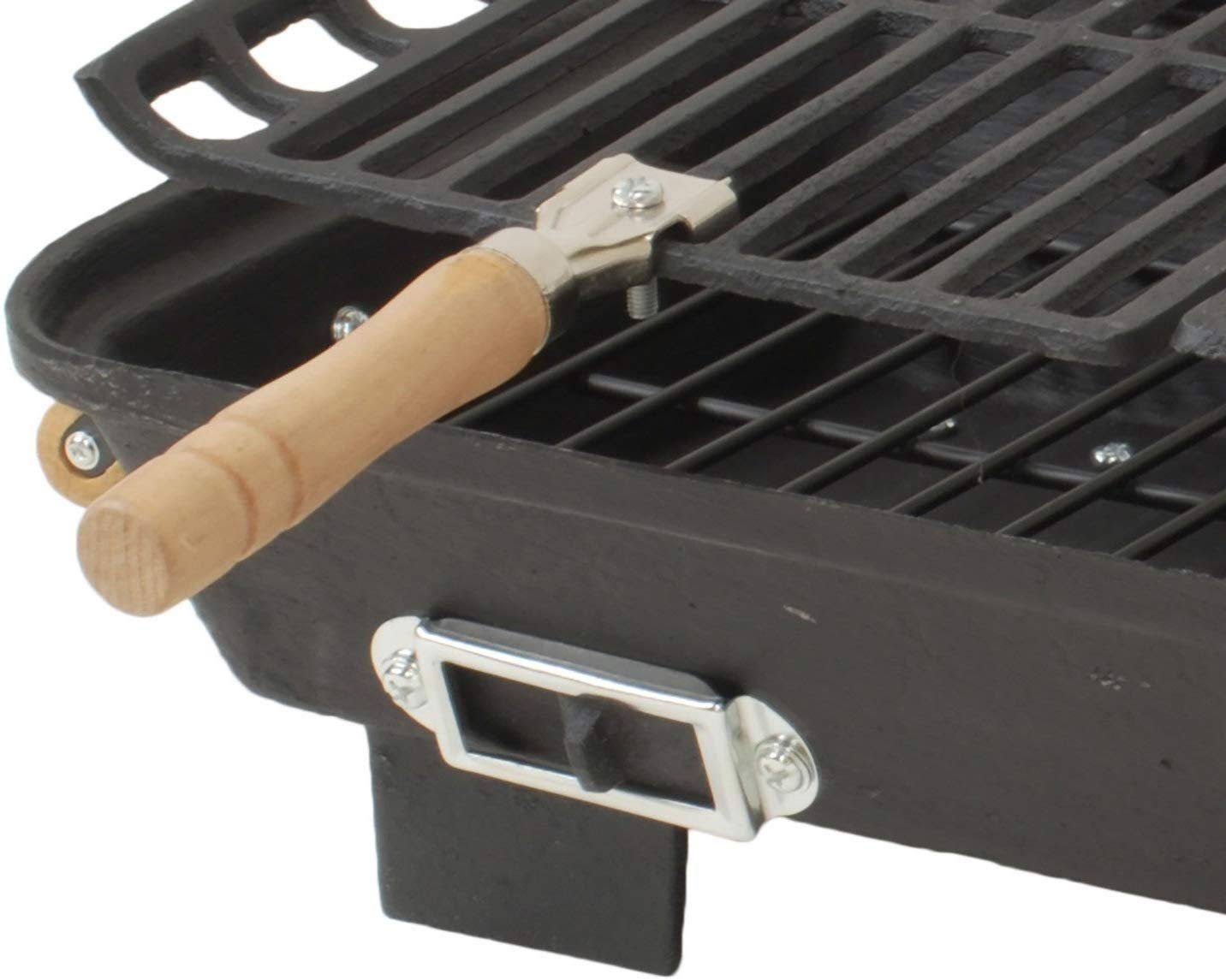 Marsh Allen 30052AMZ Kay Home Product&s Cast Iron Hibachi Charcoal Grill, 10 by 18-inch