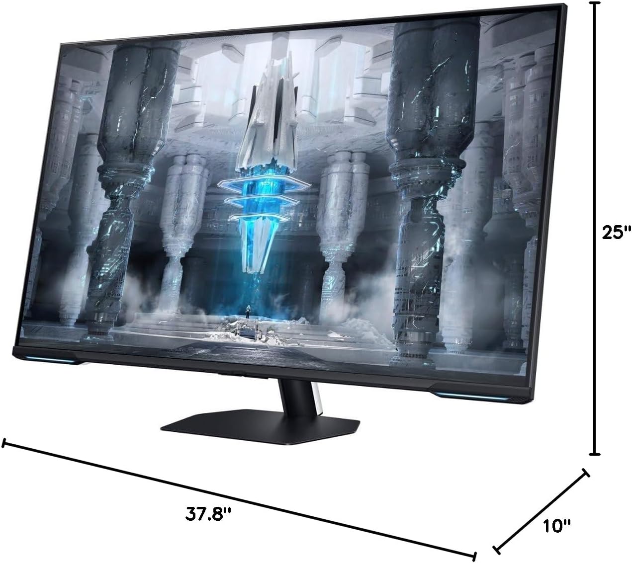 SAMSUNG - Odyssey Neo G7 43" Mini 4K UHD 1ms AMD FreeSync Premium Pro Smart Gaming Monitor with HDR600 - Black LS43CG700NNXZA